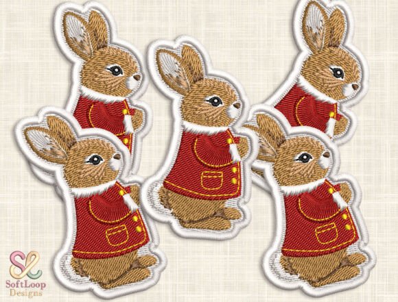 Download Bunny Patch Embroidery Design - Premium Bundle