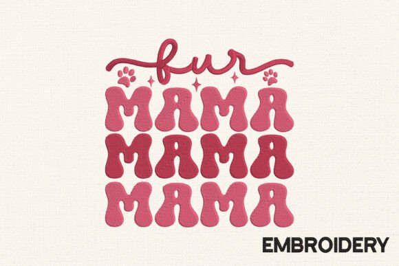 Download Fur Mama Embroidey, Valentine Deisgn - Premium Resources