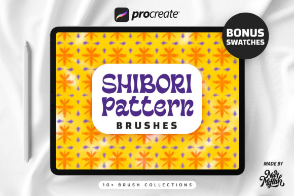 Download Procreate Shibori Pattern Brushes - Premium Resources
